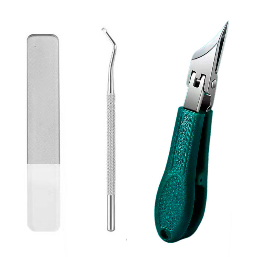 🙌【Komplet 3 kosov】✂️💅 Nove ultratanke poševne škarje za nohte, domača orodja za nego nohtov