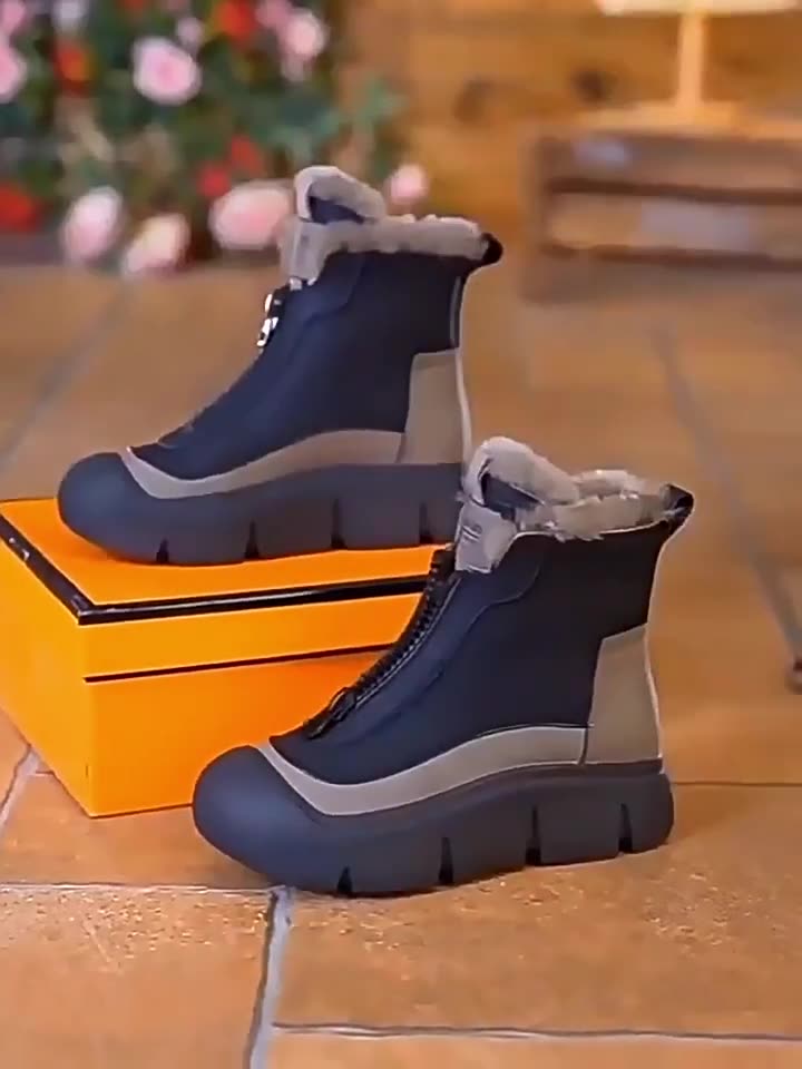 ✨✨【35-40】 Ručně vyráběné italské dámské neklouzavé kotníkové boty z pravé kůže