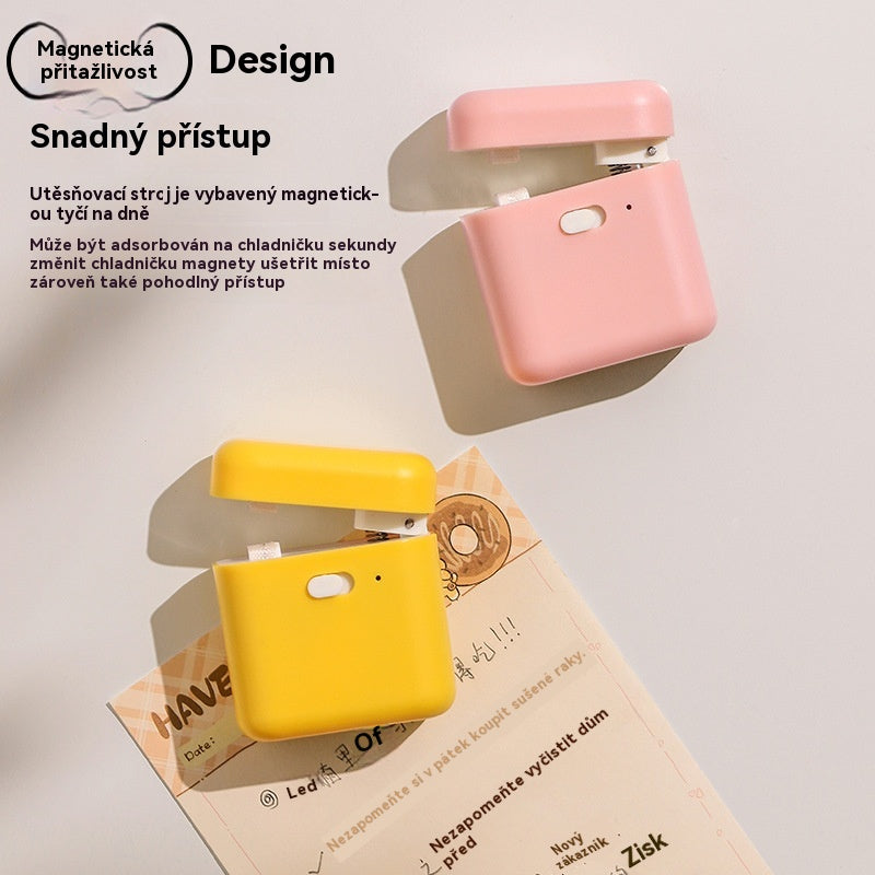 💛 Mini svářečka – Dobíjecí s konektorem typu C, uzamkněte čerstvost jedním dotykem