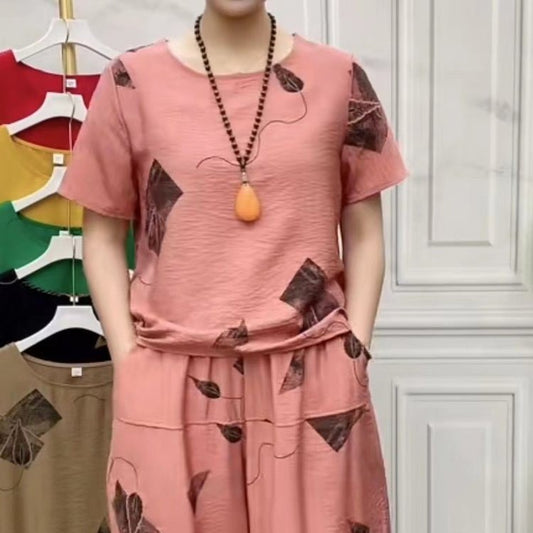 🌸Set de 2 piese [XL-5XL] Îmbrăcăminte de casă la modă pentru femei