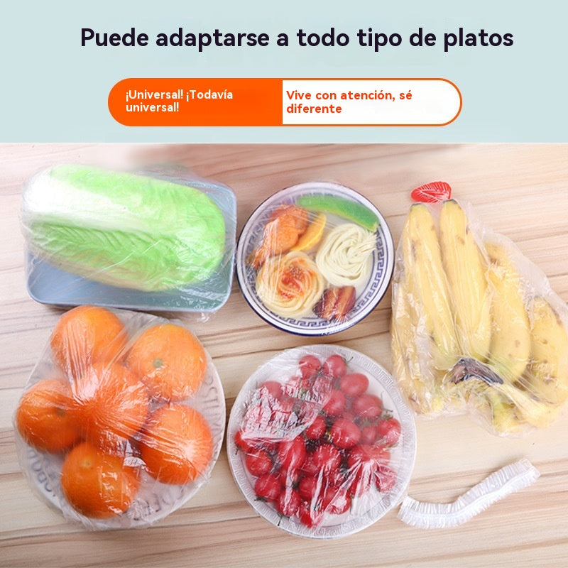 🔥🙌【200 buc】Capac de unică folosință pentru prospețime, de calitate alimentară【Cumpără 1 Primești 1 Gratuit】